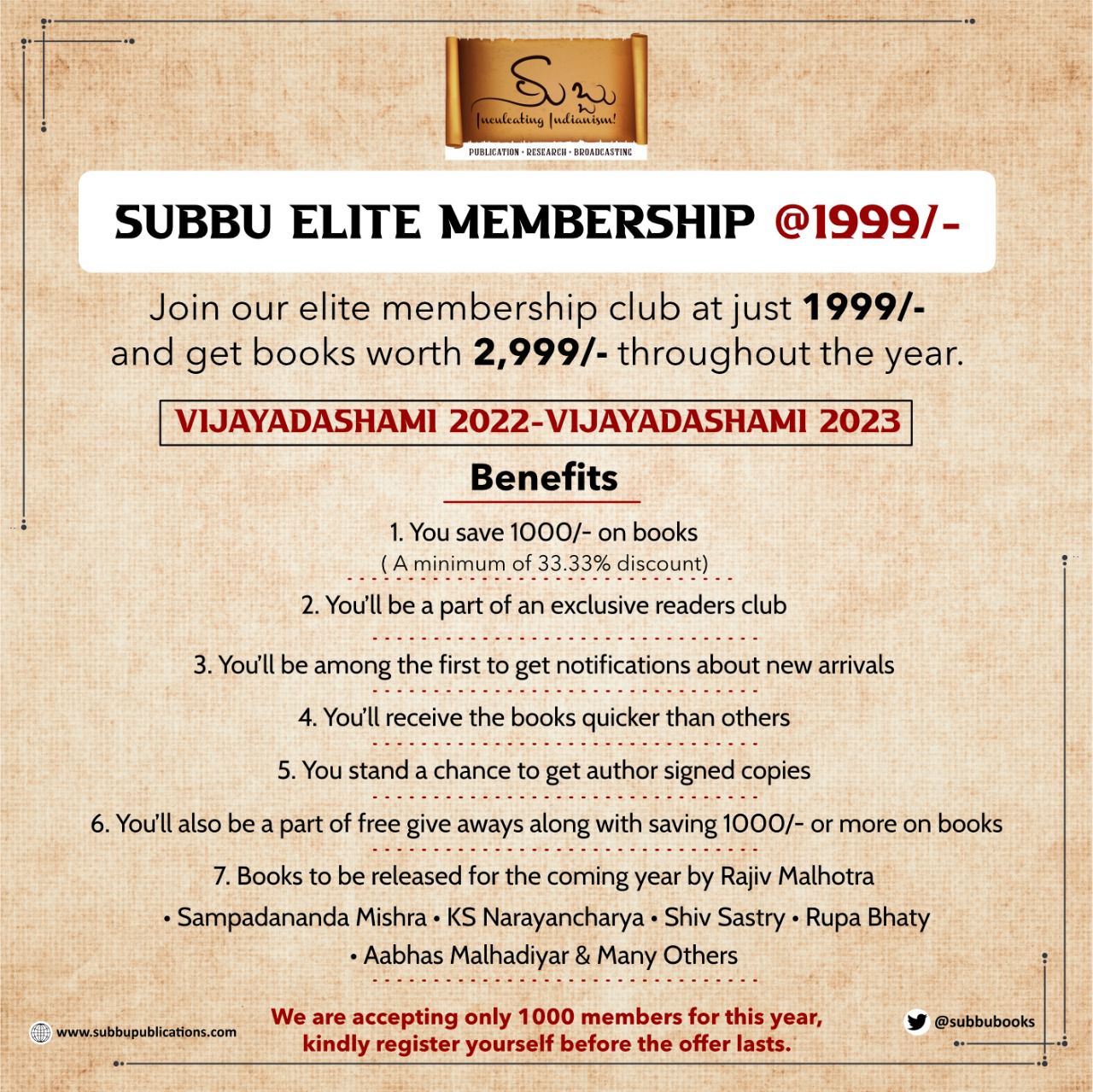 Subbu Membership